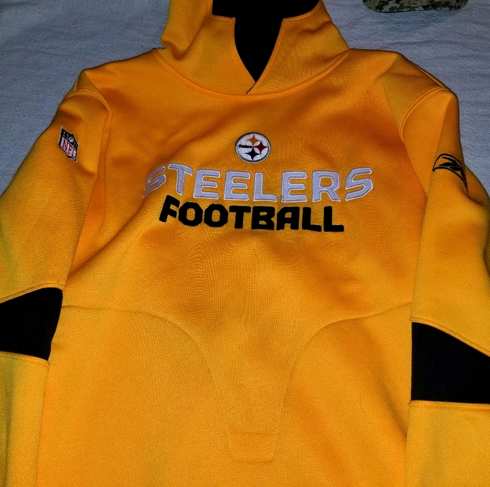 Reebok Pittsburgh Steelers yellow sideline…